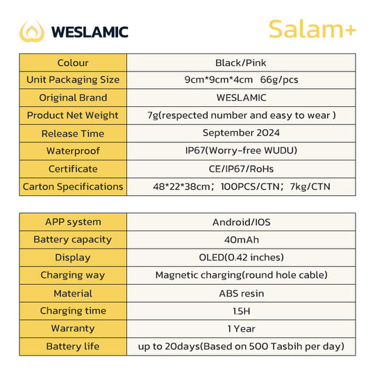 Weslamic iTasbih - Salam+ (3 Sizes in One)